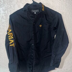 Ariat Kids Black and Gold Shirt